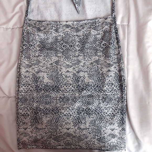 Top Shop Snakeskin Mini Dress - Picture 4 of 5